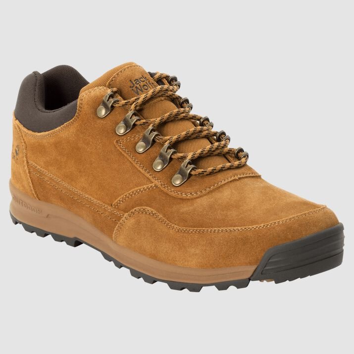 Zapatillas Jack Wolfskin Hikestar Low Hombre Naranjas/Marrom Mexico-7121548